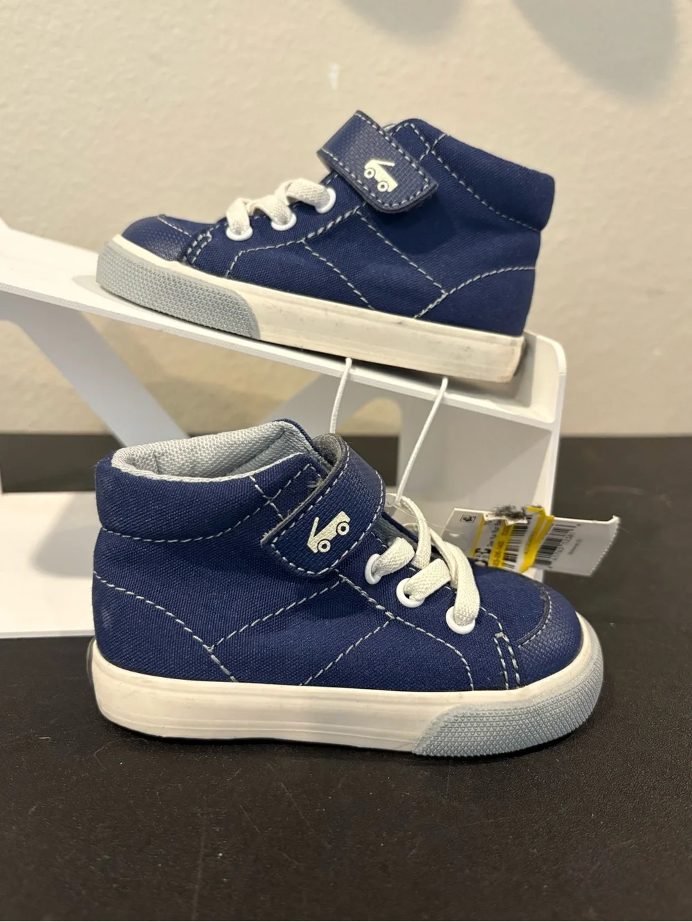 See Kai Run Basics Toddler Belmont Sneakers - Navy Blue 5T